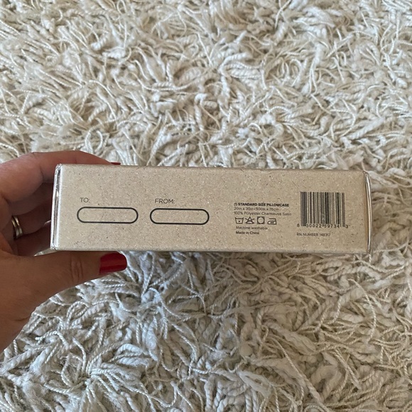 Shine by Night Vegan Satin Slate Beauty Pillowcase Standard New Boxed - Picture 4 of 6